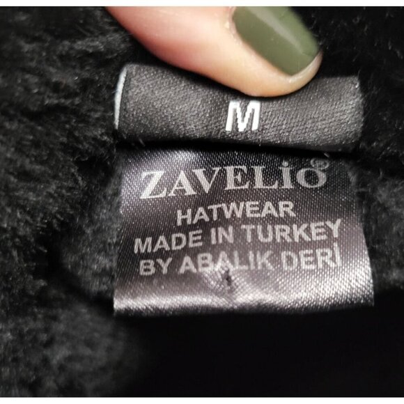Zavelio Shearling Aviator Trapper Hat - Picture 8 of 11